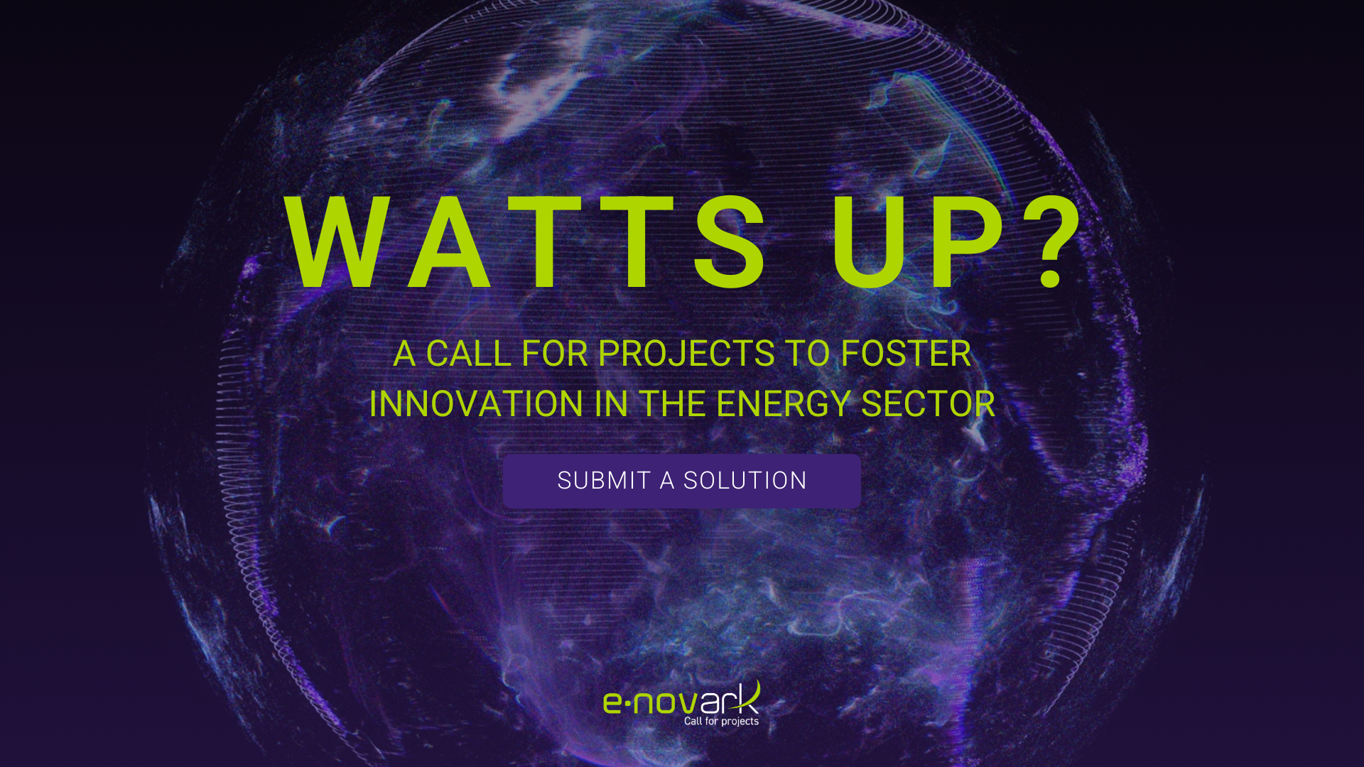 Watts Projects watts up? - a call for projects looking for innovative energy solutions ...